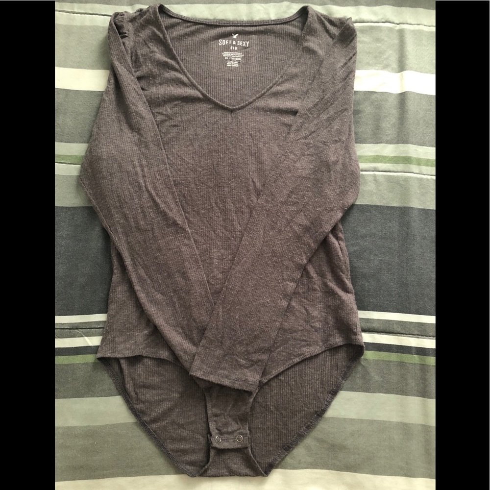 Grey bodysuit